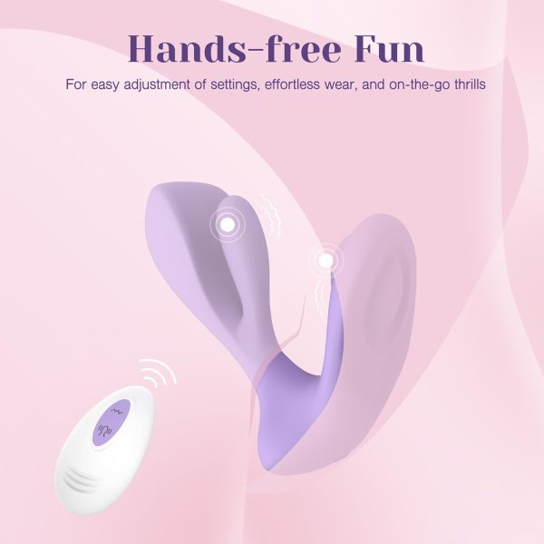 heykiss Sex toy Adult Sex Toys - Clitoral Grinding G Spot Rotating Vibrator for Dual Stimulation, Remote Control Wearable Vibrators - Image 3