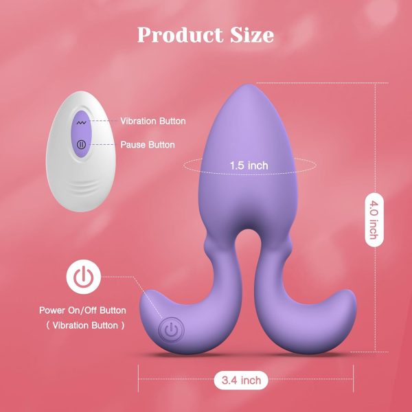 heykiss Sex toy Anal Vibrator for Women Men and Couples, Adult Sex Toys for G Spot Anal Stimulation - Image 3